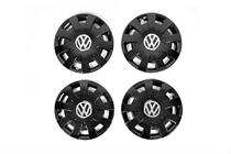 Volkswagen Crafter 2006–2016 Svarta hjulsidor i ABS (1-ring, set 4 st) foto 2