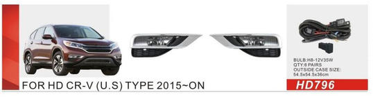 Honda CRV 2012–2016 Dimljus 2014-2016 US-type (halogen) foto 1