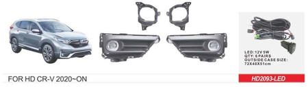 Honda CRV 2017–2022 Dimljussats 2019-2022 US-type (LED V1) foto 1