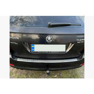 Carmos bakre stötfångarskydd i rostfritt stål (SD/SW) Skoda Octavia II A5 2006–2010 foto 1
