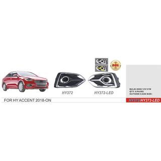 Dimljus (halogen) Hyundai Accent 2017–2023
