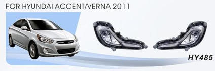 Hyundai Accent 2011–2017 Dimljus (halogen) foto 1