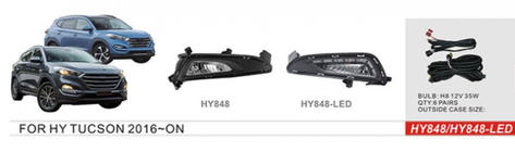 Hyundai Tucson TL 2016–2021 Dimljus 2015-2018 (2 st, halogen) foto 2