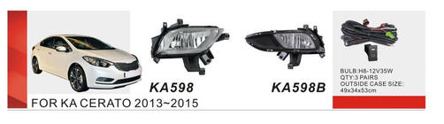 Kia Cerato 3 2013–2018 Dimljus 2013-2015 (halogen) foto 1