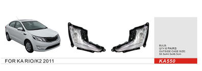 Kia Rio 2012–2017 Dimljus 2012-2014 (halogen) foto 1