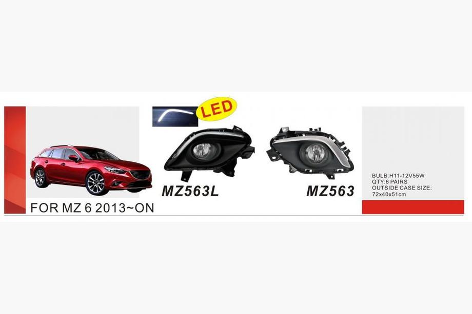 Mazda 6 2012–2024 Dimljus 2013-2015 (set om 2, halogen) Image