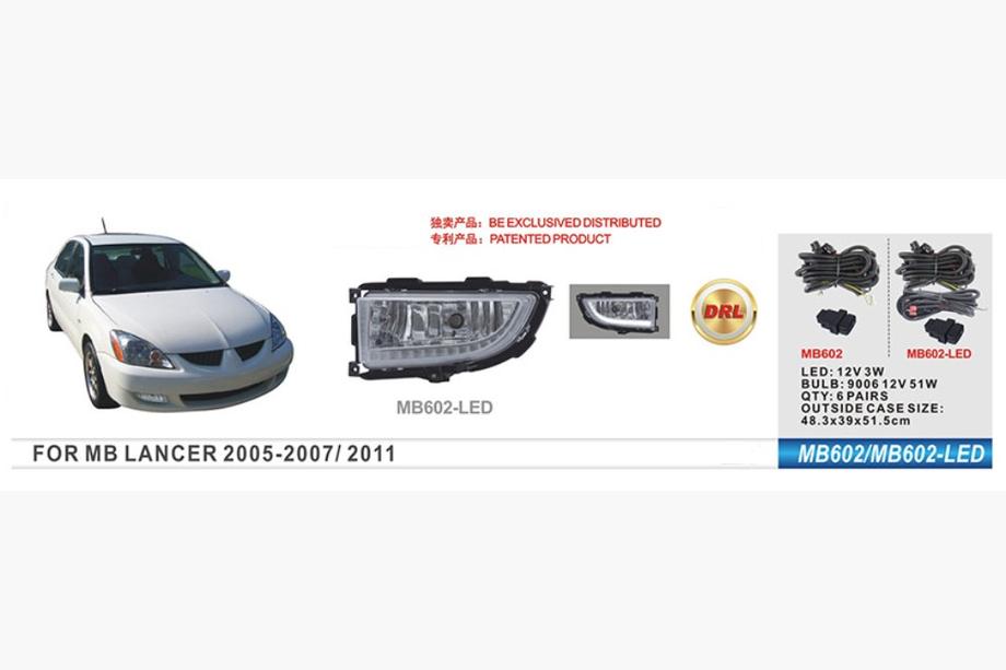 Mitsubishi Lancer 9 2004–2008 Dimljus (2 st, LED) Image