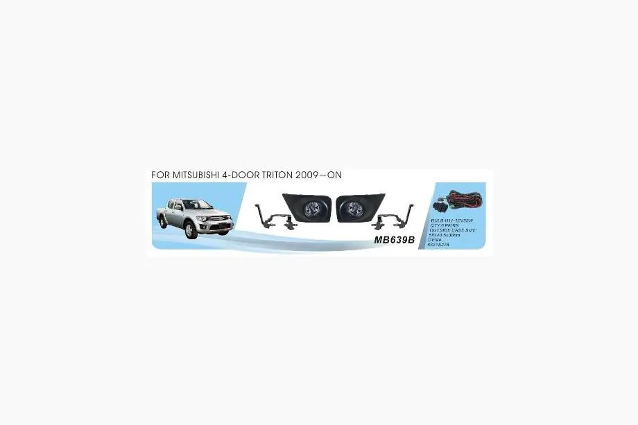 Mitsubishi L200 2006–2015 Dimljussats 2006-2011 (2 st, halogen) Image