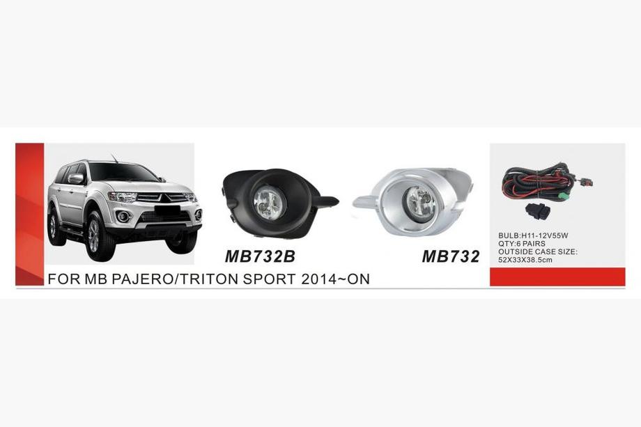 Mitsubishi Pajero Sport 2015– Dimljus 2015-2019 (2 st, halogen) Image