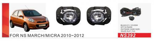 Nissan Micra K13 2011–2016 Dimljus 2010-2012 (2 st, halogen) foto 1