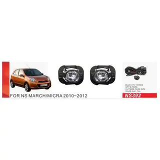 Dimljus 2010-2012 (2 st, halogen) Nissan Micra K13 2011–2016