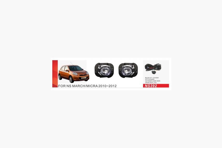 Nissan Micra K13 2011–2016 Dimljus 2010-2012 (2 st, halogen) Image