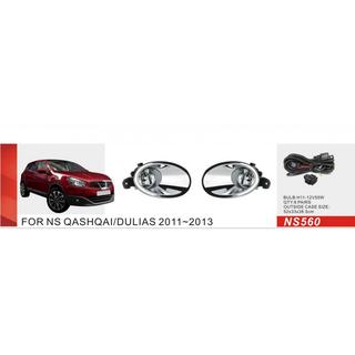 Dimljus (2 st, halogen) Nissan Qashqai 2010–2014