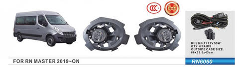 Renault Master 2011–2023 Dimljus 2015-2020 (2 st, halogen) foto 3