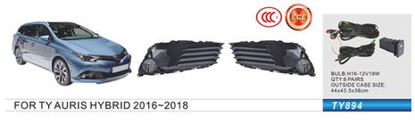 Toyota Auris 2012–2018 Dimljus Hibryd 2015-2018 (set om 2, halogen) foto 1