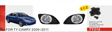Toyota Camry 2006–2011 Dimljussats 2009-2011 (2 st, halogen) foto 1
