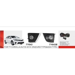Dimljussats 2013-2016 (2 st, halogen) Toyota Corolla 2013–2019 foto 2