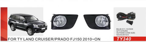 Toyota Land Cruiser Prado 150 2009–2023 Dimljus 2010-2013 (2 st, halogen) foto 1