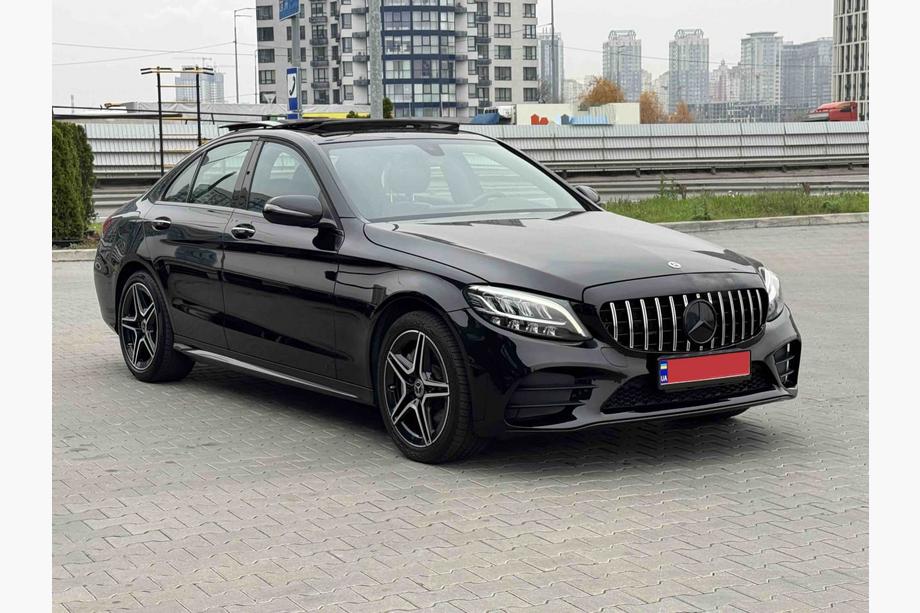 Mercedes C-class W205 2014–2021 Främre stötfångare komplett (AMG Line 2018-2021) Foto 6