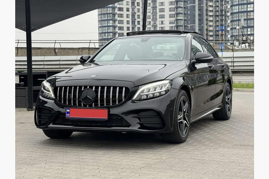 Mercedes C-class W205 2014–2021 Främre stötfångare komplett (AMG Line 2018-2021) Foto 1