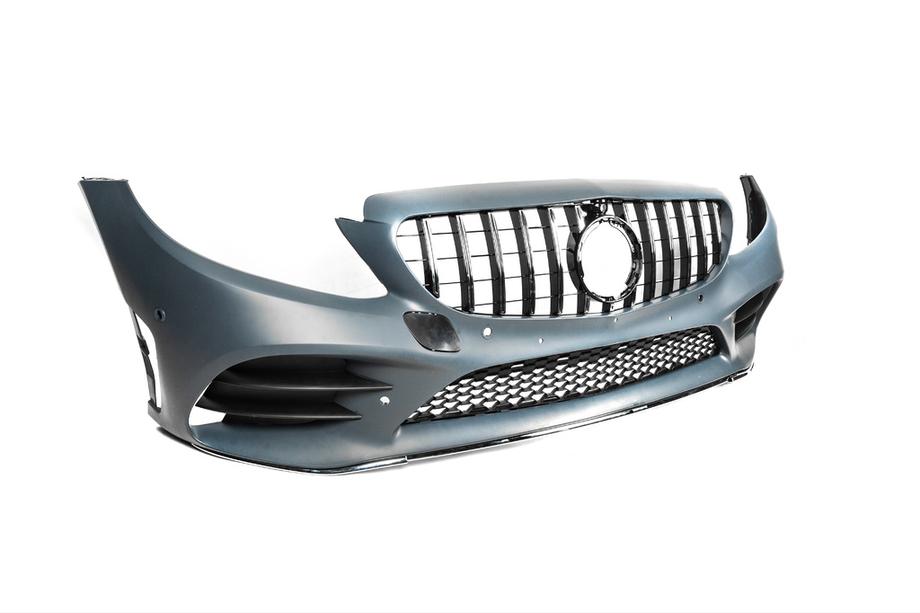 Mercedes C-class W205 2014–2021 Främre stötfångare komplett (AMG Line 2018-2021) Foto 10