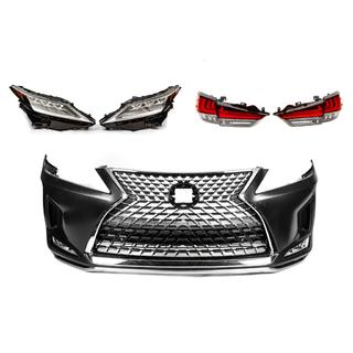 Faceliftkit för 2021 (stötfångare, strålkastare, bakljus) Lexus RX 2016–2022 foto 2