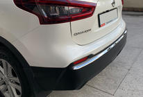 Nissan Qashqai 2014–2021 Stötfångarkant bak (rostfritt stål) foto 1