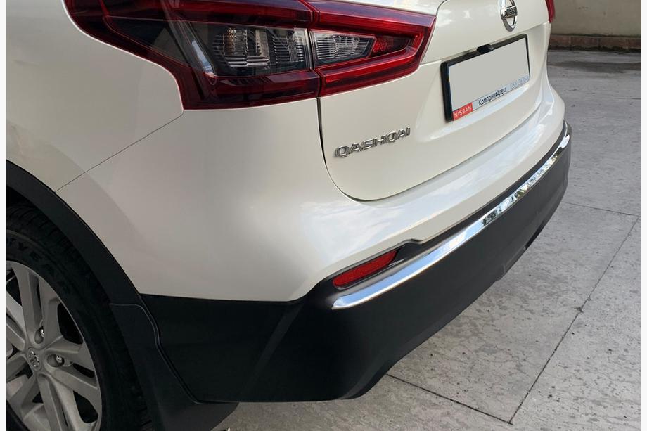 Nissan Qashqai 2014–2021 Stötfångarkant bak (rostfritt stål) Image