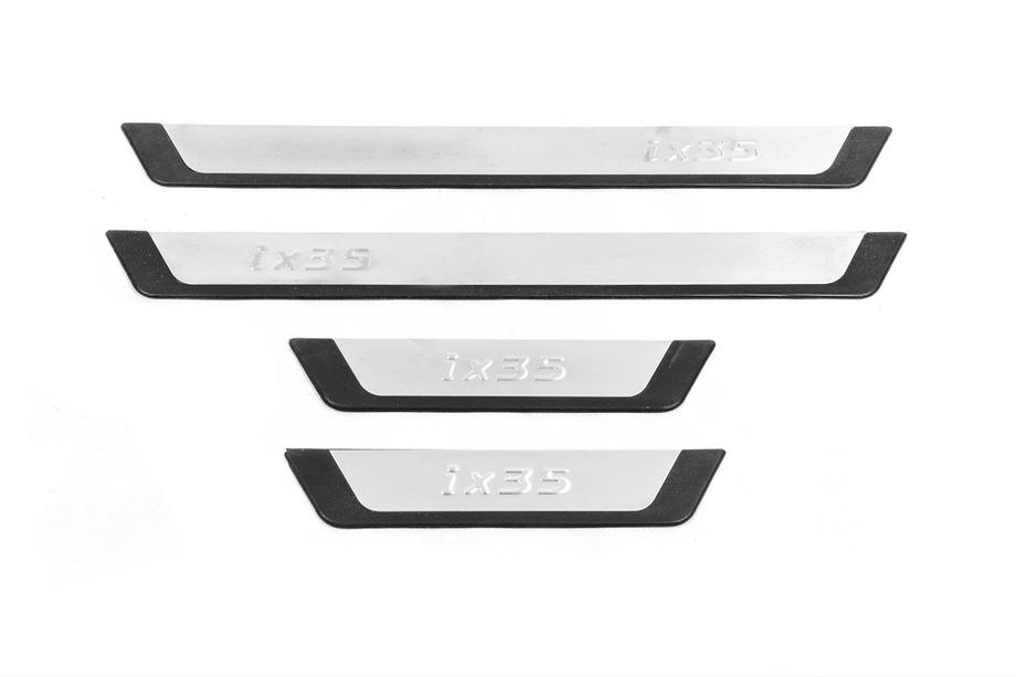 Hyundai IX-35 2010–2015 Omsa Flexill instegslister (4 st, rostfritt stål) Image
