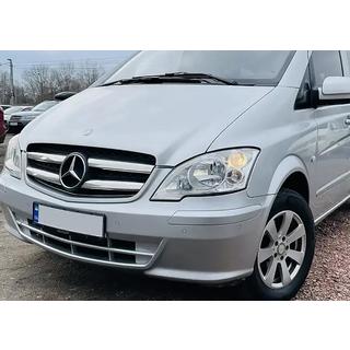 Grillkantlister i rostfritt stål 2010-2015 Mercedes Vito W639 2004–2014 foto 3