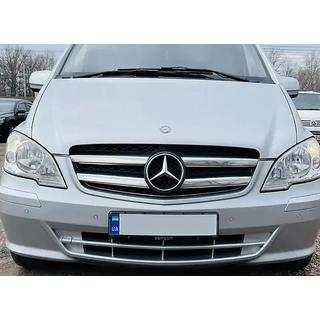 Grillkantlister i rostfritt stål 2010-2015 Mercedes Vito W639 2004–2014 foto 1