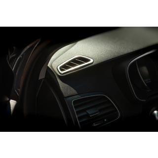 Täckskena till ventilationsutblås i kupén (2 st, rostfritt stål) Renault Megane IV 2016–2025 foto 3
