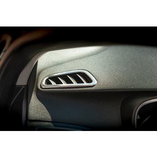Täckskena till ventilationsutblås i kupén (2 st, rostfritt stål) Renault Megane IV 2016–2025 foto 1