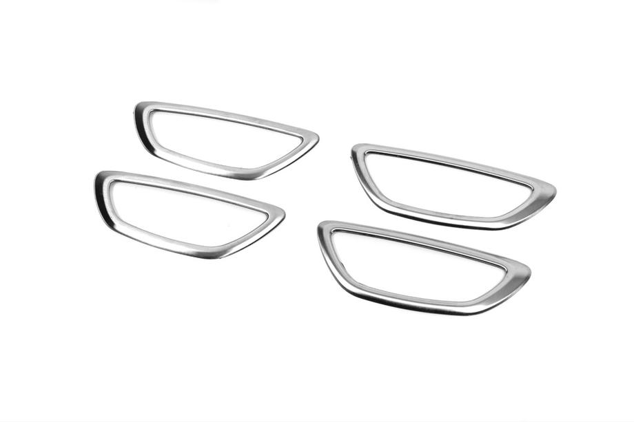 Renault Megane IV 2016–2025 Ramar runt invändiga dörrhandtag (4 st, rostfritt stål) Foto 3