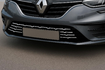 Renault Megane IV 2016–2025 Rostfria stötfångarskydd 2021+ (7 delar) foto 1