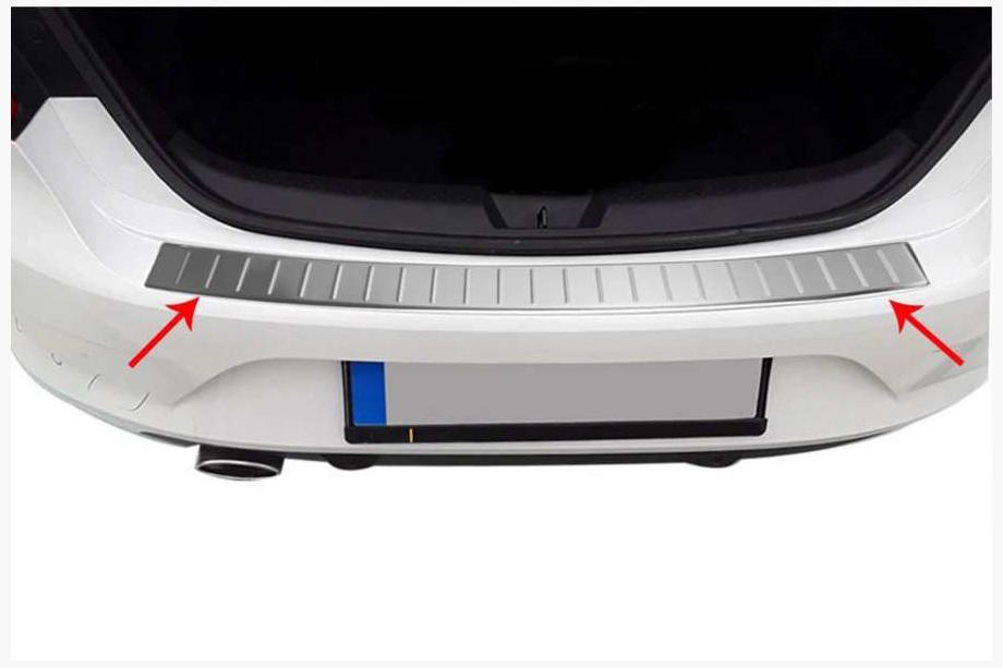 Renault Megane IV 2016–2025 Lastskydd till bakre stötfångare OmsaLine (SD, rostfritt stål) Image