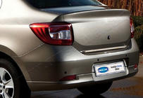 Renault Logan II 2013–2022 Bakluckekantlist 2013-2018 (rostfritt stål) foto 1