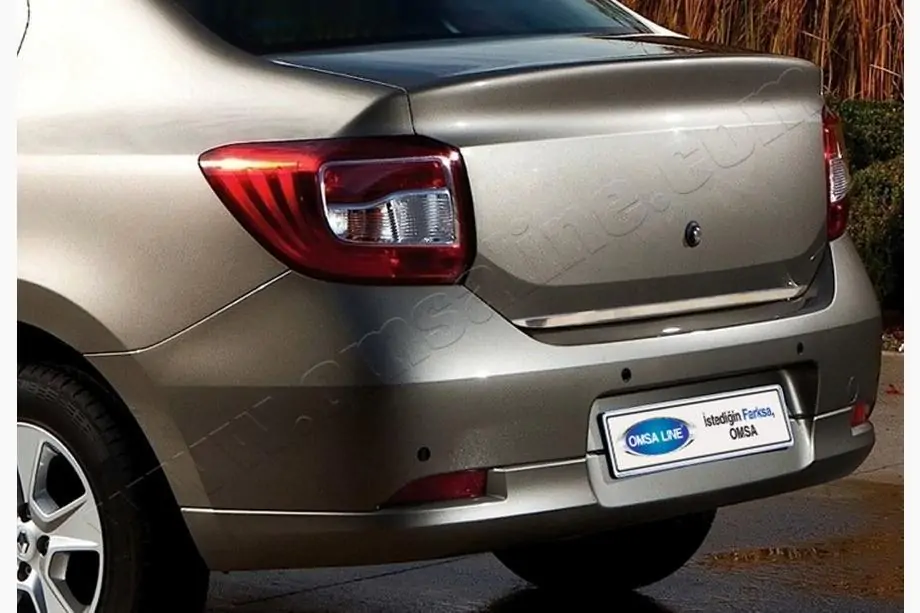 Dacia Logan II 2013–2022 Bakluckekantlist 2013-2018 (rostfritt stål) Image
