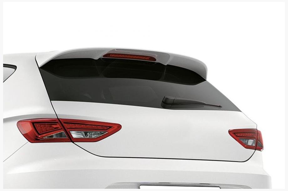 Seat Leon 2013–2020 Spoiler V2 (olackerad) Image