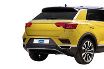 Volkswagen T-Roc 2017–2025 Dekorlist ovanför registreringsskylten (OmsaLine, rostfritt stål) foto 1