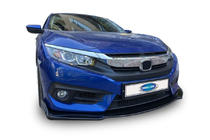 Honda Civic Sedan X 2016–2021 Frontläpp LIP V3 (svart) foto 1