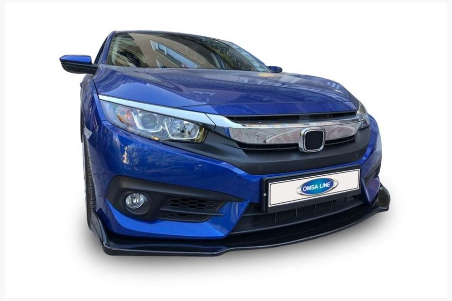 Honda Civic Sedan X 2016–2021 Frontläpp LIP V3 (svart) Image