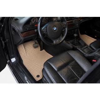 EVA bilmattor (beige) BMW 5-serie E39 1996–2003 foto 1