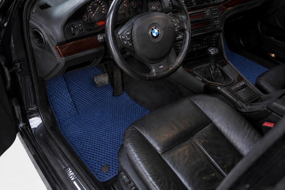 BMW 5-serie E39 1996–2003 EVA bilmattor (blå) Image