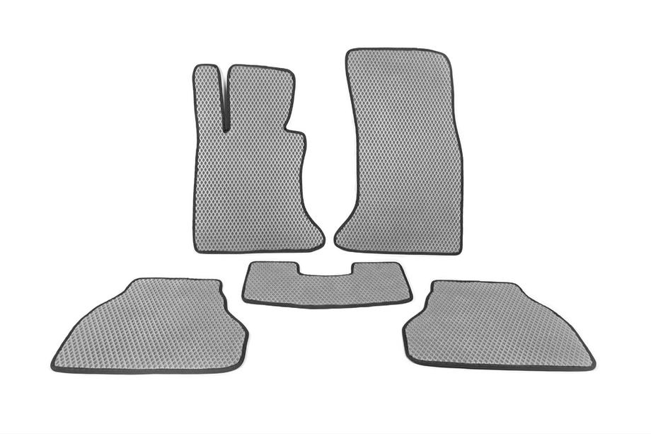 BMW 5-serien E60/E61 2003–2010 EVA-bilmattor (grå) Image