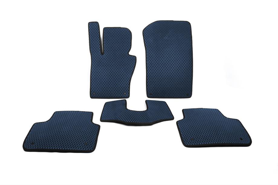 BMW X3 E83 2003–2010 EVA bilmattor (blå) Image