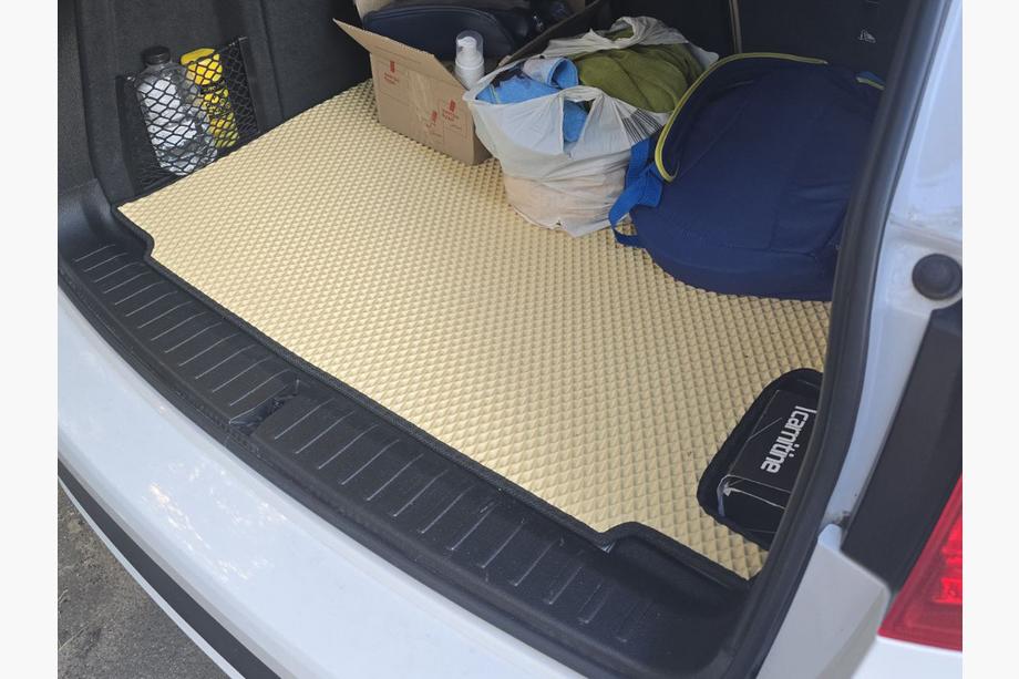 BMW X3 F25 2011–2018 Bagagerumsmatta (EVA, beige) Image