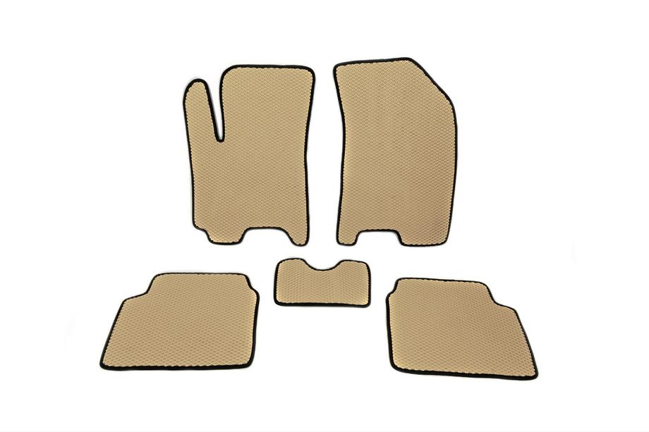 Chevrolet Aveo T200 2002–2008 EVA bilmattor (beige) Image