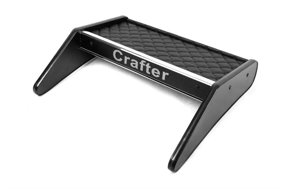 Volkswagen Crafter 2006–2016 Instrumentbrädshylla (svart med svart söm) Foto 1