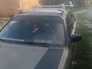 Mitsubishi Galant 1992–1998 Takräcke för slätt tak Oluksuz V4 (krom, par) foto 6
